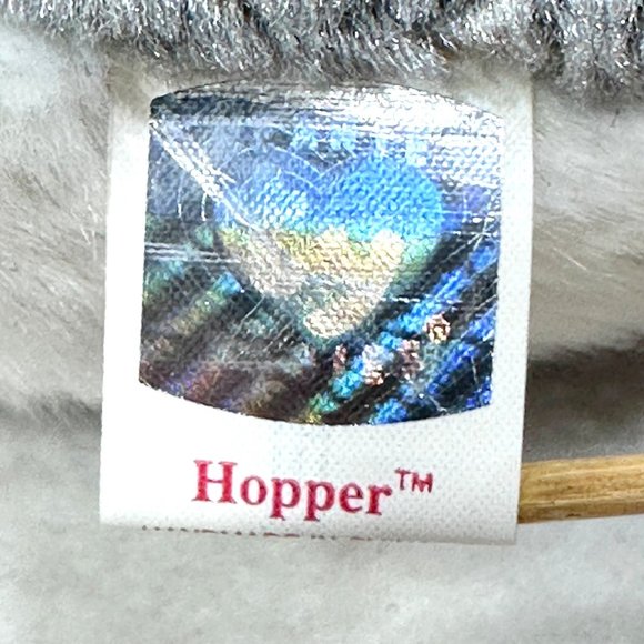 Ty Y2K Hopper Bunny Rabbit Beanie Baby w/All Tags & Heart Protector - Picture 11 of 12